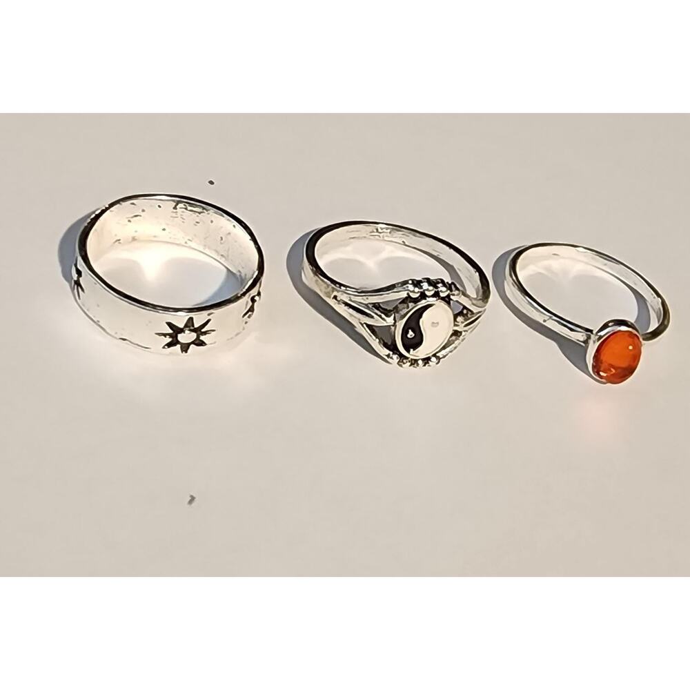 Stackable Rings Set - Minimalist Stacking Rings - Picture 4 of 10